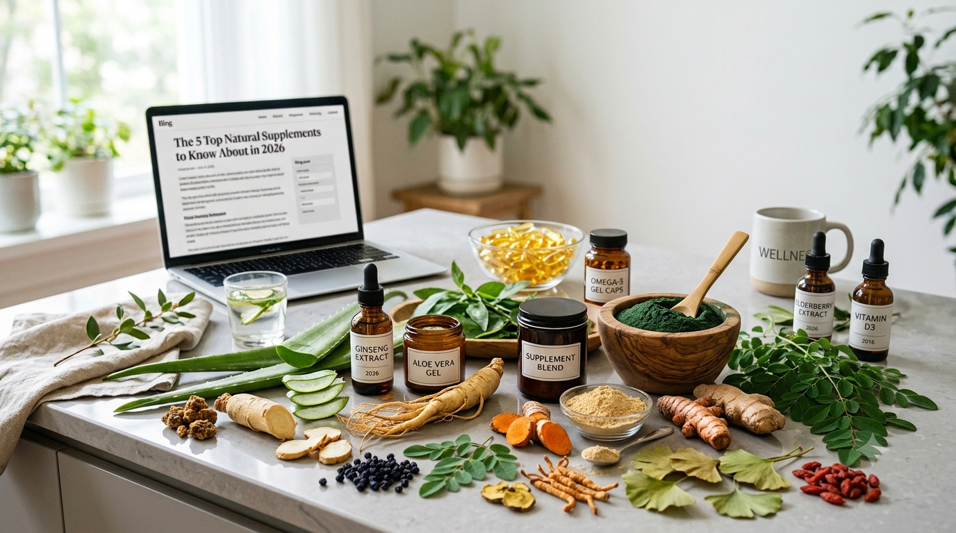 Top 5 Research-Backed Natural Supplements To Know About in 2026